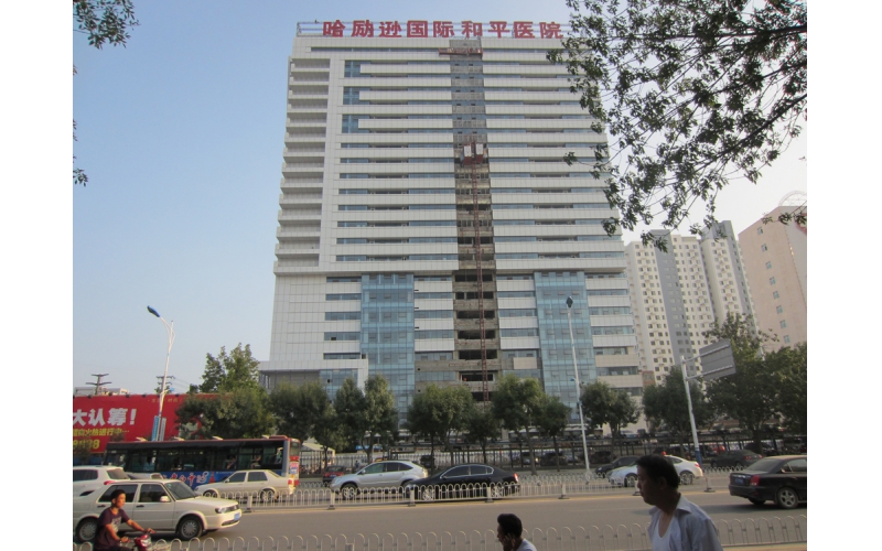 哈勵(lì)遜國際和平醫(yī)院LED外露發(fā)光大字工程